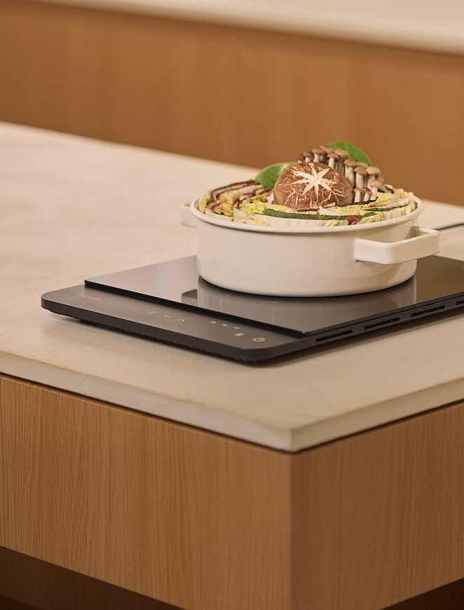 집밥을 즐기는 당신을 위한\n1구 슬림 인덕션